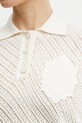 Twinset sweter bawełniany 251TT3130 beżowy
