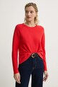 Marc O'Polo sweter bawełniany czerwony 5000005786