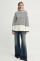 Marc O'Polo sweter 500605960021 beżowy SS25
