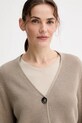 Marc O'Polo cardigan din bumbac bej 500605961069