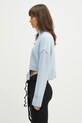 Vuneni pulover MM6 Maison Margiela S52HA0290 plava SS25