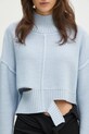 Vuneni pulover MM6 Maison Margiela S52HA0290 plava