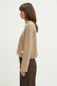 Βαμβακερό πουλόβερ MM6 Maison Margiela S52HL0036 μπεζ SS25