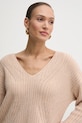 Guess pulover de bumbac bej W5RR03.Z3K70