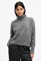 Светр з кашеміру AllSaints REBEL вовна сірий W038KB