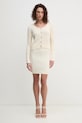 Кардиган з домішкою вовни Guess SIENNA W5RR53.Z37L1 бежевий SS25
