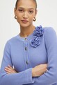 Luisa Spagnoli cardigan din lână violet 100023