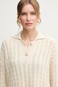 Marella pulover de bumbac ALEXIA bej 2513361035
