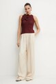 Marella top din amestec de in ARAK1 2513361112 burgundia SS25