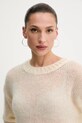 Marella sweter wełniany ANDALO beżowy 2513361125