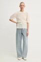 Шерстяной свитер MUNTHE SALCA 244160924473 бежевый SS25