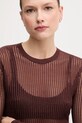 Свитер Sisley коричневый 1JCQM105T