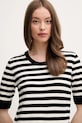 Sisley t-shirt nero 17Q3L105R