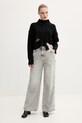 MM6 Maison Margiela pulover de lana S52HA0285.M13044 negru SS25