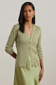 Одяг Кардиган з домішкою льону Lauren Ralph Lauren 200963627 зелений