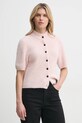 Îmbrăcăminte Gestuz cardigan din lână 10910034 roz