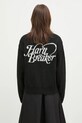 Odzież Carhartt WIP kardigan z domieszką wełny Harttbreaker Cardigan I034390.K02XX czarny