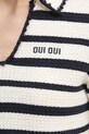 OUI sweter bawełniany 91946 beżowy