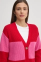 Pepe Jeans cardigan in cotone PALOMA rosso PL702271