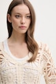 Pepe Jeans cardigan din bumbac OLYMPIA bej PL702273