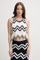 Tričko Pepe Jeans OLLIE TOP regular béžová PL702284