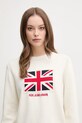 Бавовняний светр Pepe Jeans NUNA бежевий PL702293
