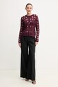 Pinko kardigan 105191.A2LW fioletowy SS25