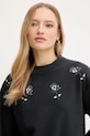 Bavlněná mikina Pinko REIMAGINE by Patrick Mcdowell černá 105084.A2K3