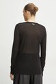 Îmbrăcăminte MICHAEL Michael Kors pulover din amestec de mătase MR56159GW2 negru