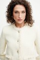 Weekend Max Mara marynarka wełniana beżowy 2515041061600