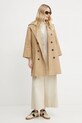 Weekend Max Mara kardigan wełniany 2515341031600 beżowy SS25