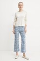 Kašmírový svetr Weekend Max Mara 2515361021600 béžová SS25