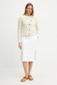 Hedvábný svetr Weekend Max Mara 2515361041600 béžová SS25