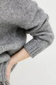 Svetr z vlněné směsi Weekend Max Mara 2515361091600 šedá