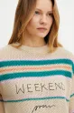 Weekend Max Mara sweter beżowy 2515361211600