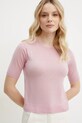 Vlněný svetr Weekend Max Mara růžová 2515381011600