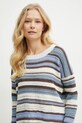Weekend Max Mara sweter lniany multicolor 2515361132600