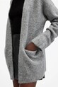 AllSaints kardigan wełniany ZOE szary W048KB