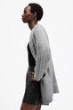 AllSaints kardigan wełniany ZOE W048KB szary