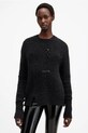 Шерстяной свитер AllSaints WINNIE шерсть чёрный W111KB