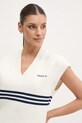 adidas Originals kamizelka KNITTED VEST biały JJ3486