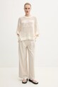 Moschino Jeans pulóver 0904.3701 bézs SS25