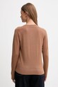 Odzież United Colors of Benetton sweter wełniany 11AHD10CV brązowy