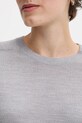 United Colors of Benetton sweter wełniany szary 11AHD10CV