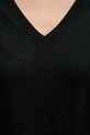 Шерстяной свитер United Colors of Benetton 11AHD402M чёрный