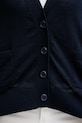 United Colors of Benetton kardigan wełniany 11AHD604R granatowy