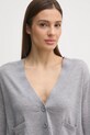 Μάλλινη ζακέτα United Colors of Benetton γκρί 11AHD604R