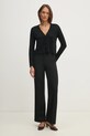 United Colors of Benetton cardigan din lana 11AHD604R negru SS25