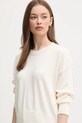 United Colors of Benetton pulover de bumbac bej 1294D10DP