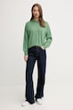 Bavlněný svetr United Colors of Benetton 1294D203T zelená SS25